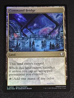 MTG Edge of Eternities Command Bridge Foil 0252 NM - Image 1