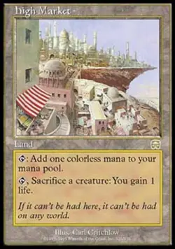 High Market - Medium Play MTG Mercadian Masques - Image 1