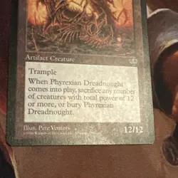 Phyrexian Dreadnought X1 Mtg Mirage Lp - Image 5