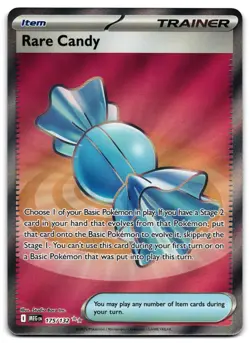 Rare Candy 175/132 - 🌊 Mega Evolution Ultra Rare Pokemon TCG 🖤 - NM - Image 1