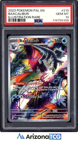 Pokemon 2023 Baxcalibur 210/193 Illustration Rare Paldea Evolved GEM MINT PSA 10 - Image 1