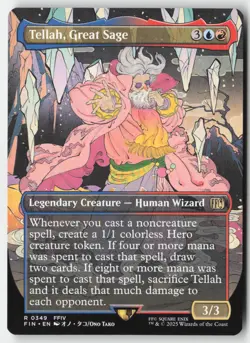 MTG - Tellah, Great Sage (Borderless) R FINAL FANTASY 349 LP-NM - Image 1