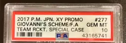 2017 Pokemon Giovanni's Scheme Team Rocket XY #277 - PSA 10 - Image 3