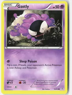 Gastly 33/83 Common Generations Pokemon Near Mint - Image 1