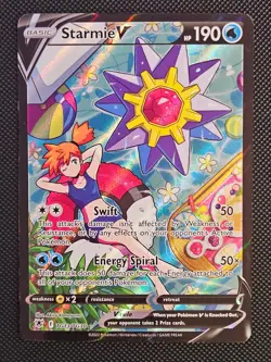STARMIE V TG13/TG30 HOLO RARE V ASTRAL RADIANCE TRAINER GALLERY POKEMON NM-LP - Image 1