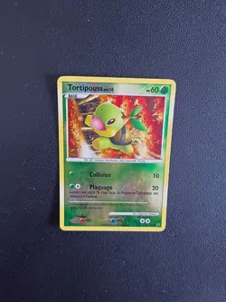 Carte Pokemon Tortipouss 101/127 Reverse Platine Base FR - Image 1