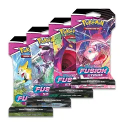 Pokemon TCG Sword & Shield Fusion Strike Sleeved Booster pack - (x1) Random Art - Image 1