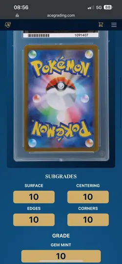 Fukuoka’s Pikachu #289/SV-P Japanese Pokemon Centre Promo Ace 10 - Image 3