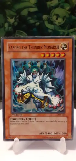 Zaborg the Thunder Monarch SUPER RARE 1st Ed LP AST-023 - Image 1