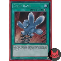 Yugioh Comic Hand DRL2-EN026 Secret Rare 1st Edition NM - Image 1