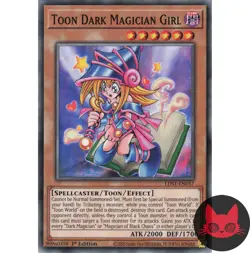 Yugioh Toon Dark Magician Girl LDS1-EN057 Common 1st Edition NM - Image 1
