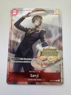 Sanji (Offline Regional 2023) [Finalist] ST01-004 English - One Piece Card - NM - Image 1