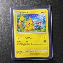 Pikachu 14/30 NonHolo -Sun & Moon Trainer Kit Pokemon Card -LP Condition 1F - Image 1
