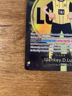 One Piece x BVB Borussia Dortmund Promo Card Monkey D Luffy ST13-003 - Image 4
