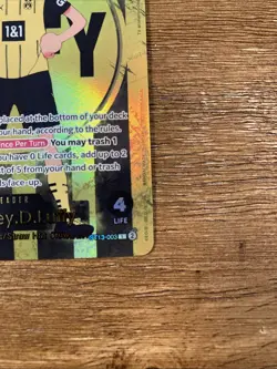 One Piece x BVB Borussia Dortmund Promo Card Monkey D Luffy ST13-003 - Image 5