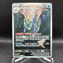 Pokemon TCG Clawitzer 141/132 Mega Evolution Illustration Rare NM Card - Image 1