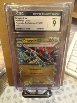 Pokemon TCG Dragapult EX Prismatic Evolutions Card 073/131 - Image 1
