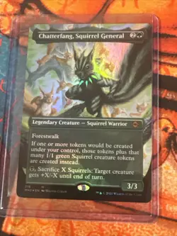 Chatterfang, Squirrel General (Borderless) Modern Horizons 2 Foil - Image 1