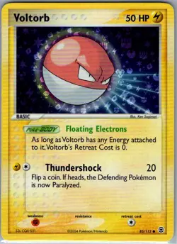 Voltorb 85/112 Reverse Holo FireRed & LeafGreen - Pokemon Card - NM - Image 1