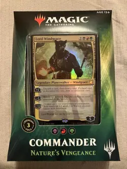 Magic: The Gathering 2018 Commander Deck - Nature’s Vengeance - New Sealed 630509632244 - Image 1