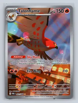Talonflame 091/088 Holo Illustration Rare Perfect Order Pokemon NM - Image 1