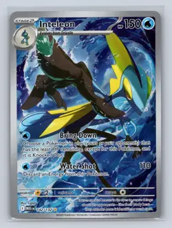 Inteleon 142/132 Illustration Rare Mega Evolution Pokemon NM - Image 1