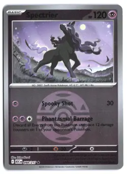 Spectrier (Dusk Ball) 098/217 Reverse Holo Ascended Heroes NM Pokemon TCG - Image 1