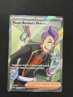 Pokemon Destined Rivals - Team Rocket’s Petrel - 226182 - Full Art Rare - M/NM - Image 2