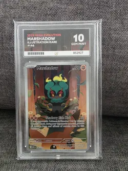 ACE 10 Marshadow Illustration Rare 146/132 Mega Evolution Pokemon TCG - Image 1