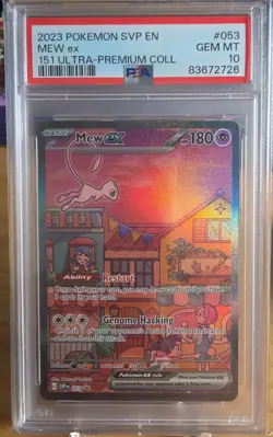 PSA 10 Mew ex 053 2023 Pokemon TCG - Image 1