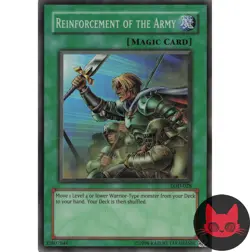 Yugioh Reinforcement of the Army LOD-028 Super Rare MP - Image 1
