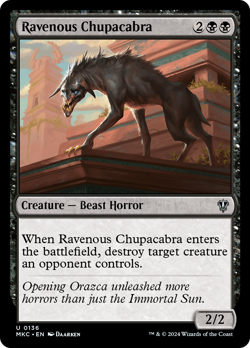 Ravenous Chupacabra #136 | NM | Murders at Karlov Manor MKC Magic MTG - Image 1