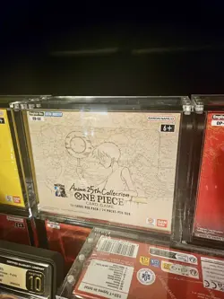 ONE PIECE GAME Extra Booster Anime 25th Collection Box EB02 EN In Acrylic Case. - Image 1