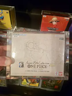 ONE PIECE GAME Extra Booster Anime 25th Collection Box EB02 EN In Acrylic Case. - Image 2