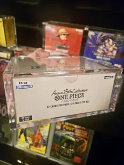 ONE PIECE GAME Extra Booster Anime 25th Collection Box EB02 EN In Acrylic Case. - Image 4