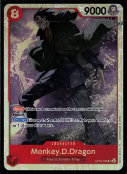 Monkey.D.Dragon (015) OP07-015 500 Years in the Future Super Rare One Piece - Image 1