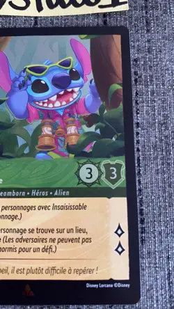 Carte Lorcana Disney TCG Stitch 89/204 FOIL Rare Chapitre 3 Francais - Image 4