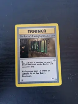 The Rocket's Training Gym 104/132 Rare Gym Heroes Pokemon Card - Image 1