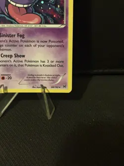 Gengar 60/162 Holo Rare BREAKthrough Pokemon MP Card - Image 4