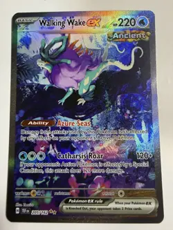 Walking Wake ex 205/162 Pokemon Card Sv05: Temporal Forces Holo English NM - Image 1