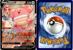 Pokemon TCG - Blissey V TG22/TG30 - SWSH Silver Tempest Trainer Gallery - NM - Image 1