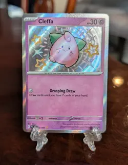 Pokemon TCG - Cleffa - Paldean Fates - Shiny Rare - 150/091 - NM - Image 1