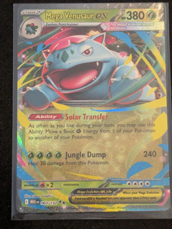 Mega Venusaur ex - 003/132 ME01: Mega Evolution - Pokemon TCG - Double Rare G83 - Image 1
