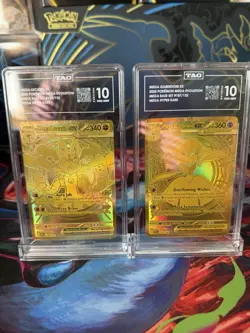 MEGA LUCARIO #188 & GARDEVOIR #187 EX 2025 POKEMON MEGA EVOLUTION TAG 10s - Image 2