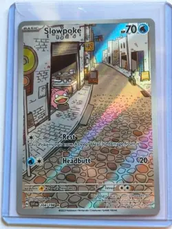 Pokemon SV01: Scarlet & Violet Base Set #204/198 Slowpoke Illustration Rare - Image 1