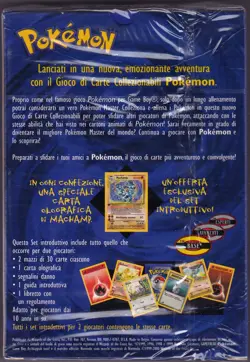 1999 POKEMON BASE SET - SET INTRODUTTIVO PER 2 GIOCATORI - ITALIAN - SEALED - Image 2