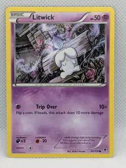 LITWICK 41/119 C PHANTOM FORCES POKEMON NM/M LITWICK - Image 1