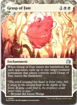 Grasp of Fate - FOIL - Wilds of Eldraine: Enchanting Tales - 3 NM - Image 1