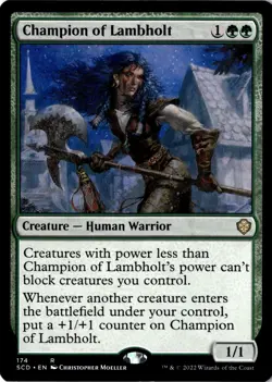 Champion of Lambholt R Starter Commander Decks 174 NM - Image 1