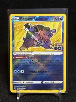 Pokemon - Radiant Blastoise - Pokemon Go #018/078 - Image 1